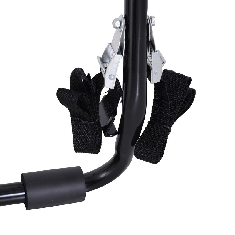 Portabici per Auto Posteriore Pieghevole 3 Biciclette 40 kg in Acciaio e Alluminio 68x52x60 cm 