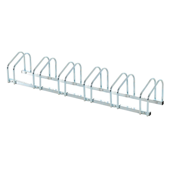 6-Sitzer Fahrradträger aus Stahl 160x33x27 cm Silber acquista