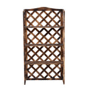 Portapiante Scaffalatura Fioriera a 3 Ripiani in Legno di Abete 80x40x150 cm 