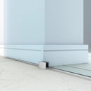 Porta Scorrevole Vetrata 210x75 cm Trasparente 