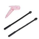 Set Batteria Giocattolo per Bambini con Microfono Rosa 