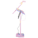 Set Batteria Giocattolo per Bambini con Microfono Rosa 