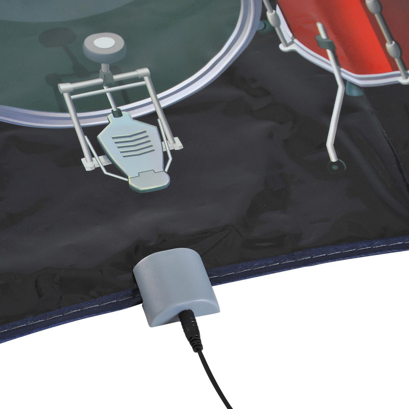 Tappeto Gioco Musicale per Bambini con Bacchette e Microfono 