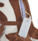 Cavallo a Dondolo per Bambini con 60Kg Peluche Marrone 