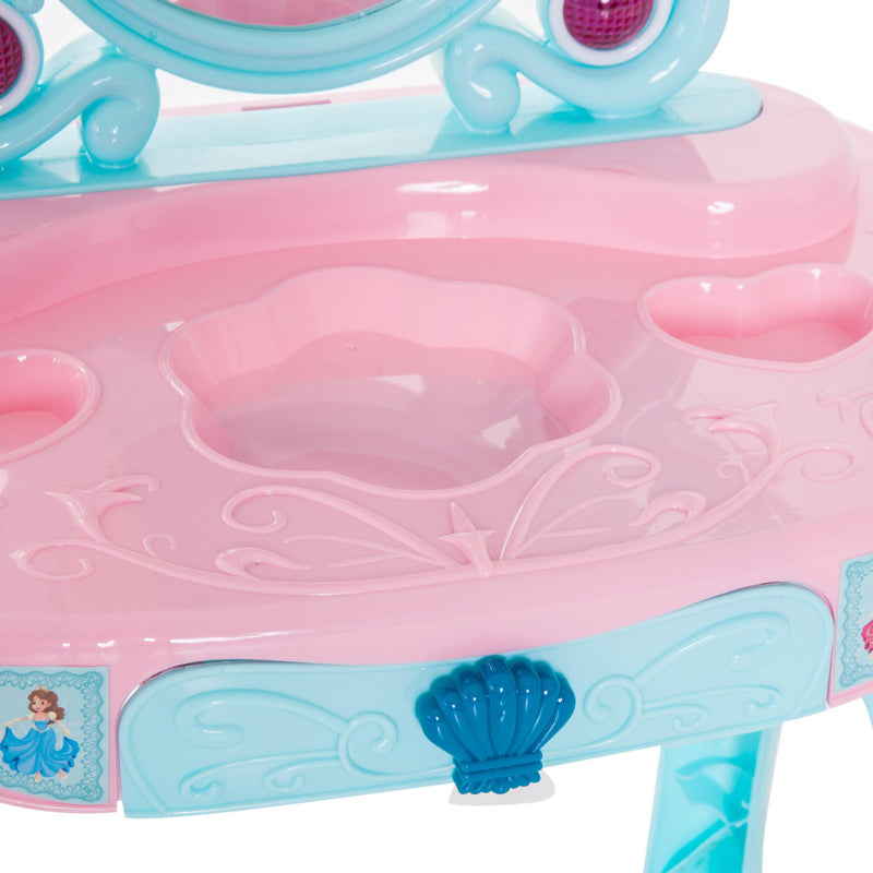 Specchiera Giocattolo per Bambine Verde chiaro e Rosa 