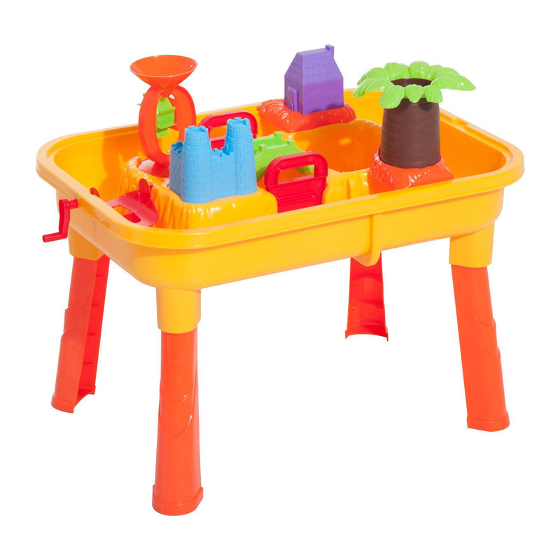 Set Gioco 32 pezzi con Tavolo Sedia Castello Formine 