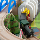 Set Tavolo per Bambini con Ferrovia per Trenino in Legno con Certificati 