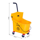 Carrello Pulizie con Strizzatore Rimovibile e Ruote Capacità 36L 61x38x94 cm 