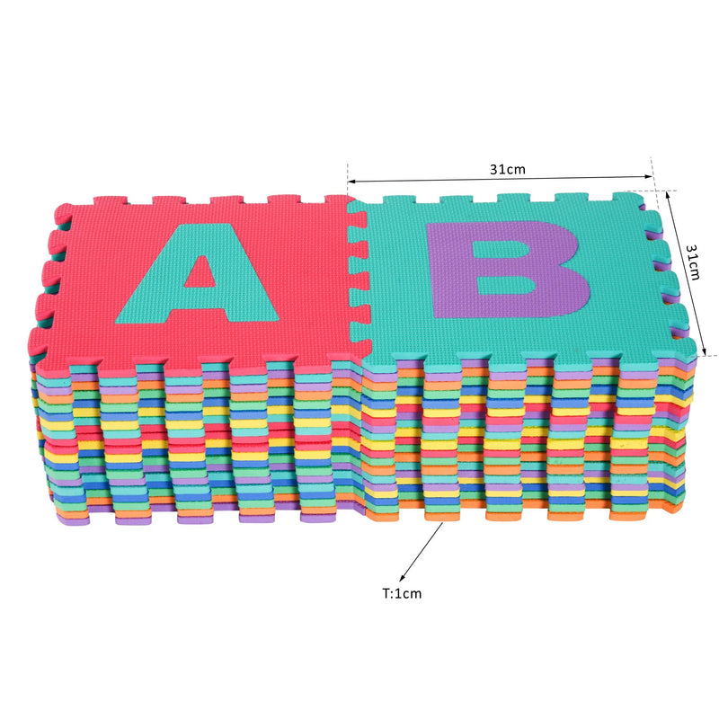 Tappeto Puzzle da Gioco per Bambini 38 Tessere 31x31 cm 