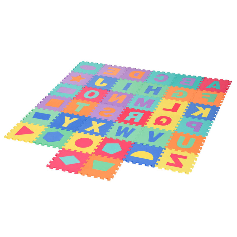 Tappeto Puzzle da Gioco per Bambini 38 Tessere 31x31 cm 