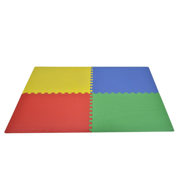 Kinderspielmatte 60 x 60 cm - 8-teiliges Set aus farbigem, feuchtigkeitsbeständigem Isoliermaterial prezzo