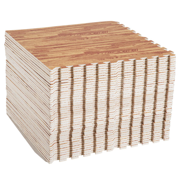 EVA-Puzzlematte in dunkler Holzoptik, 42 ​​Teile, 61,5 x 61,5 cm acquista