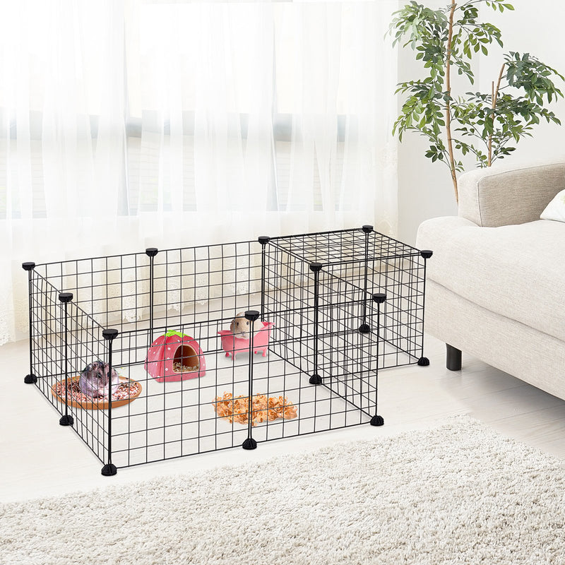 Box per Animali nero 106x73x36 cm 