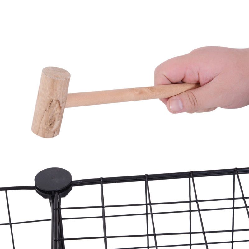 Box per Animali nero 106x73x36 cm 