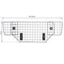 Barriera Divisore di Protezione Macchina per Cani Regolabile 89-122x41 cm 