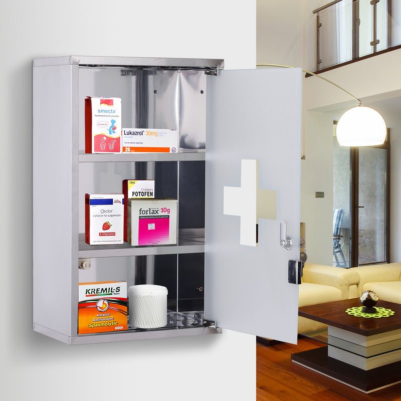 Armadietto per Medicinali 50x30x18 cm 