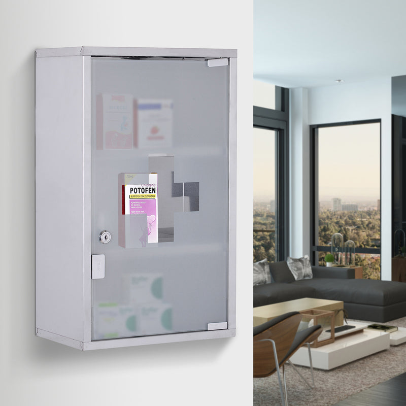 Armadietto per Medicinali 50x30x18 cm 