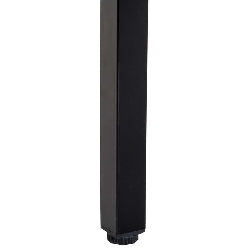 Scrivania da Ufficio in Legno e Struttura in Metallo Noce 120x60x74 cm 