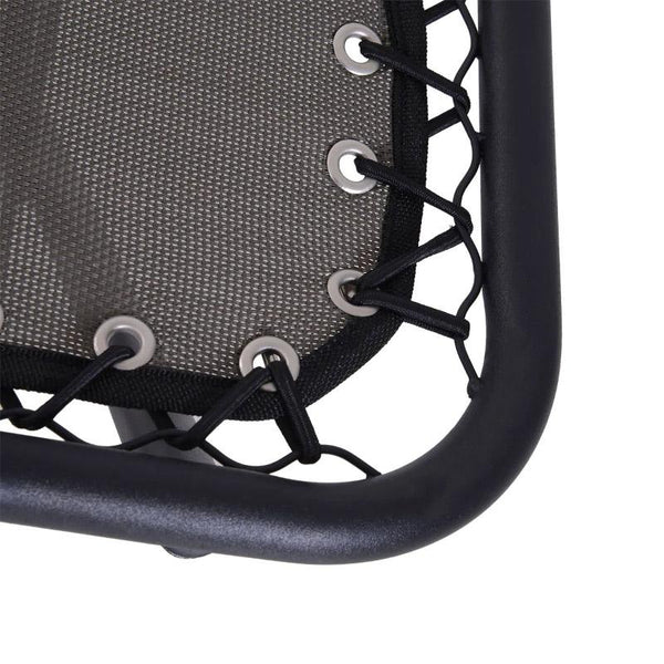 Klappsessel Relaxliege Zero Gravity Textilene Grey 90x65x110 cm acquista