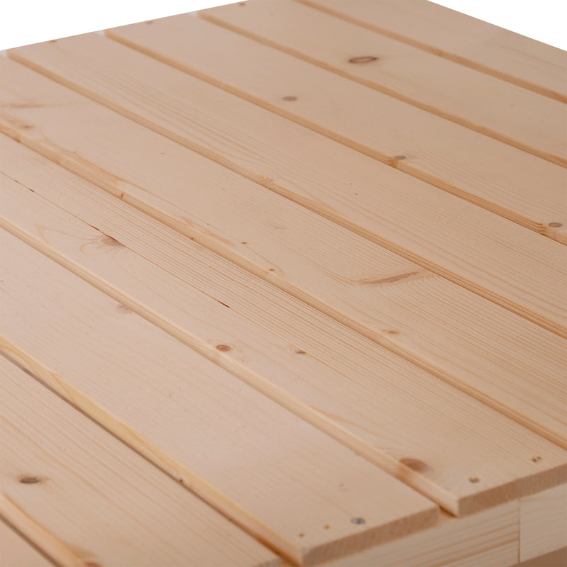 Orto Urbano Pensile in Legno con Fodera in Tessuto 91x91x81 cm 