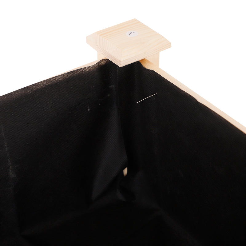 Orto Urbano Pensile in Legno con Fodera in Tessuto 91x91x81 cm 