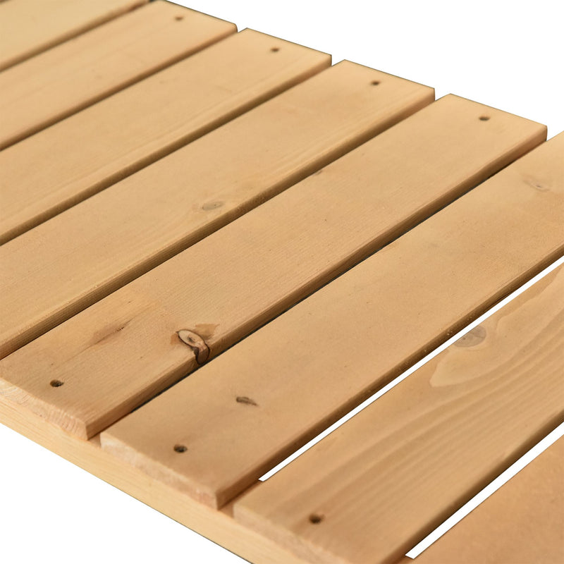 Orto Urbano Pensile in Legno con 8 Griglie e Ripiano Inferiore 120x60x81 cm 