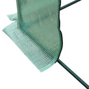 Serra da Giardino per Piante Pomodori 200x77x169 cm in PE Telaio in Acciaio 