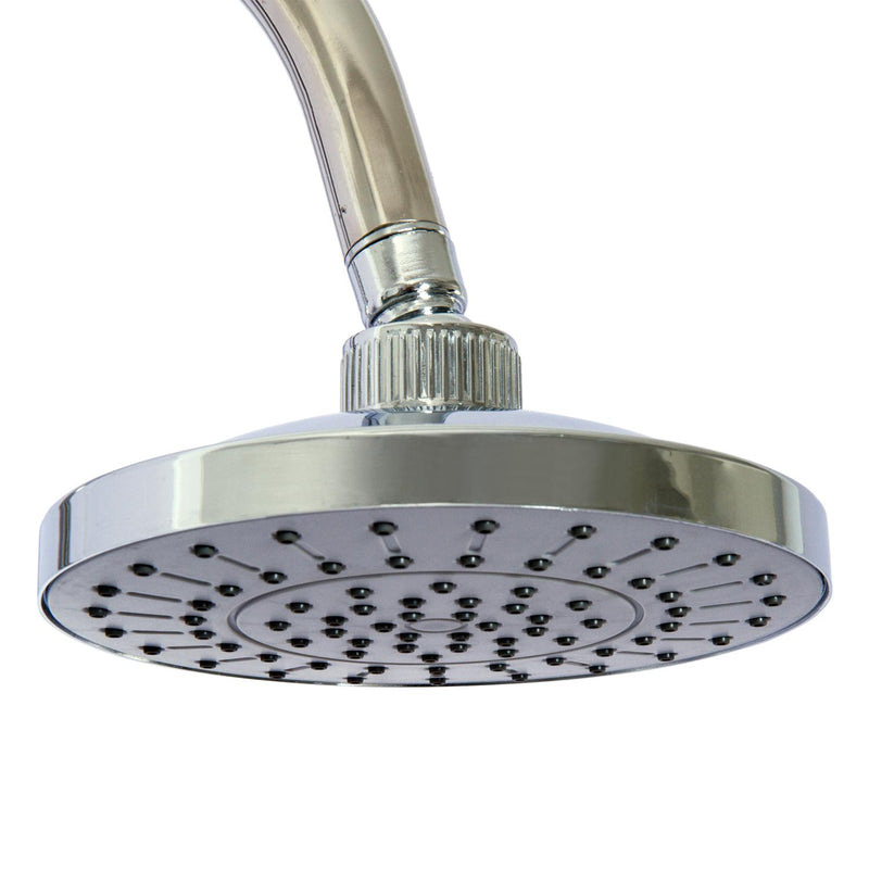 Saliscendi Soffione Doccia in Acciaio Inox con Augelli Autopulenti 103x31.5x15 cm 