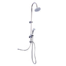 Saliscendi Soffione Doccia in Acciaio Inox con Augelli Autopulenti 103x31.5x15 cm 