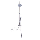 Saliscendi Soffione Doccia in Acciaio Inox con Augelli Autopulenti 103x31.5x15 cm 