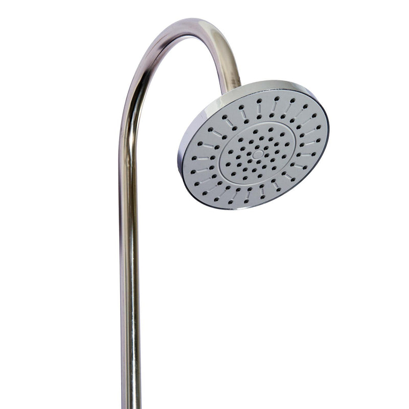 Saliscendi Soffione Doccia in Acciaio Inox con Augelli Autopulenti 103x31.5x15 cm 