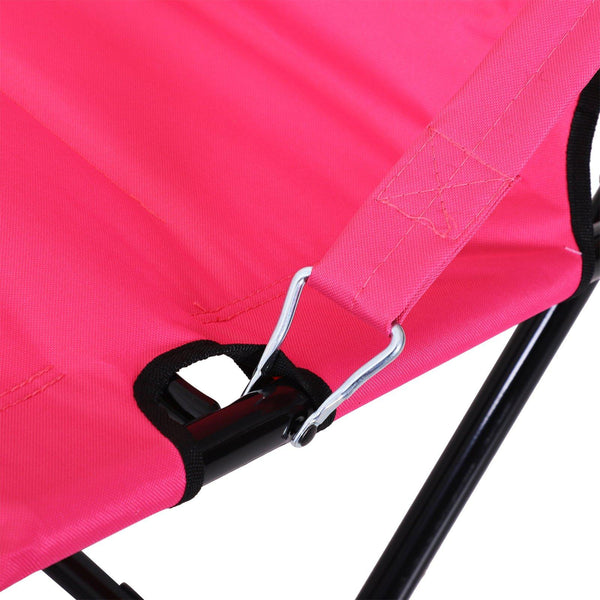 Verstellbarer Sonnenliegestuhl Spiaggina in Oxford und Eisenfuchsie online