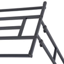 Stander Appendiabiti Nero 101x50.5x118-140 cm 
