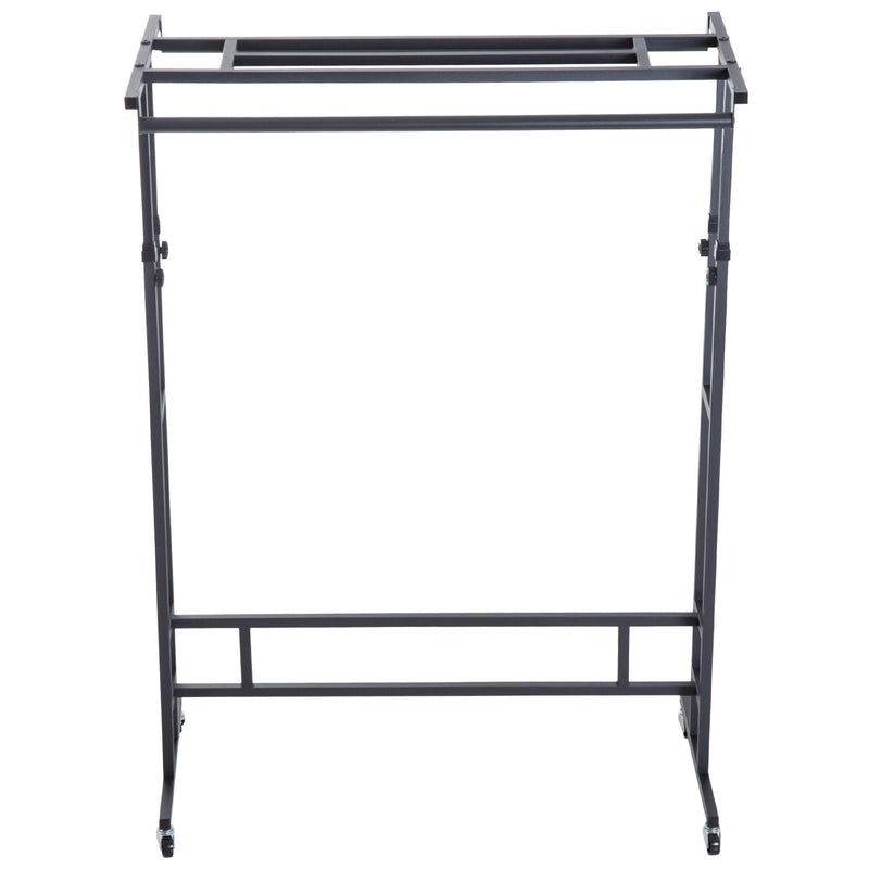 Stander Appendiabiti Nero 101x50.5x118-140 cm 