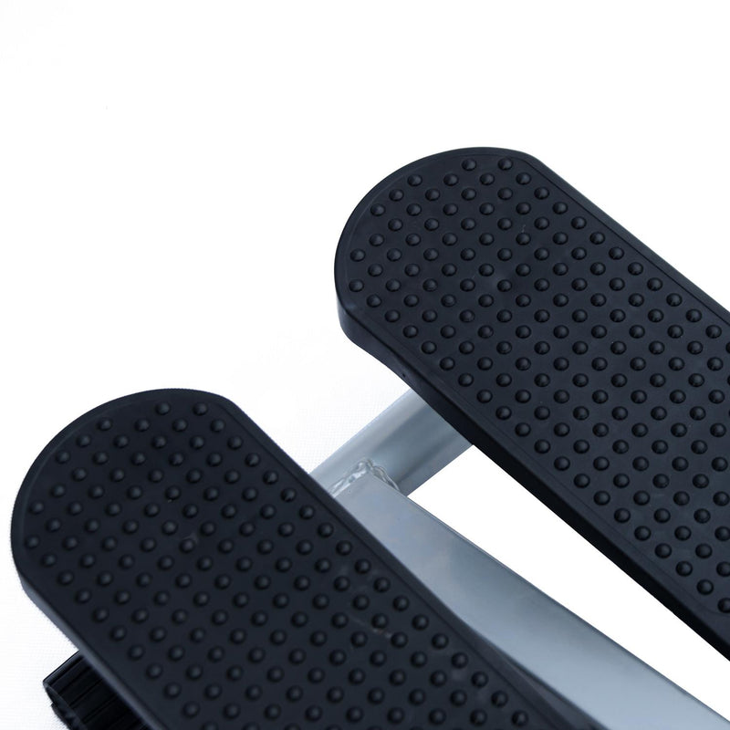 Mini Stepper Professionale per Allenamento Fitness a Casa con Corde Elastiche in Acciaio 38x30x16 cm 