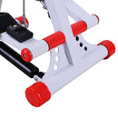 Stepper con Maniglie e Computer in Alluminio Bianco 49x37.5x110 cm 