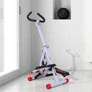 Stepper con Maniglie e Computer in Alluminio Bianco 49x37.5x110 cm 