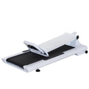 Tapis Roulant Elettrico Compatto Pieghevole in Acciaio Velocità 10.0Km/h Bianco e nero 