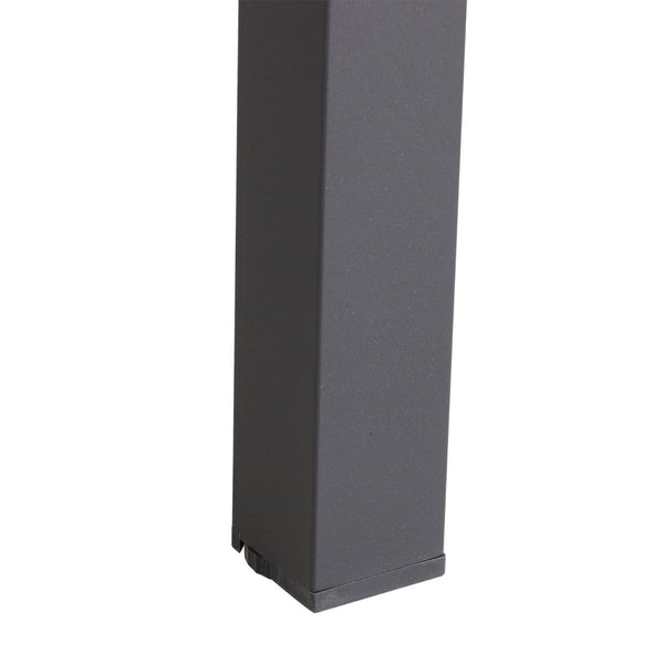 Ausziehbarer Tisch für Haus und Garten Schwarz 160x80x75 cm online