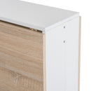 Tavolo Pieghevole Salvaspazio Bianco Rovere 103x76x73.5 cm 