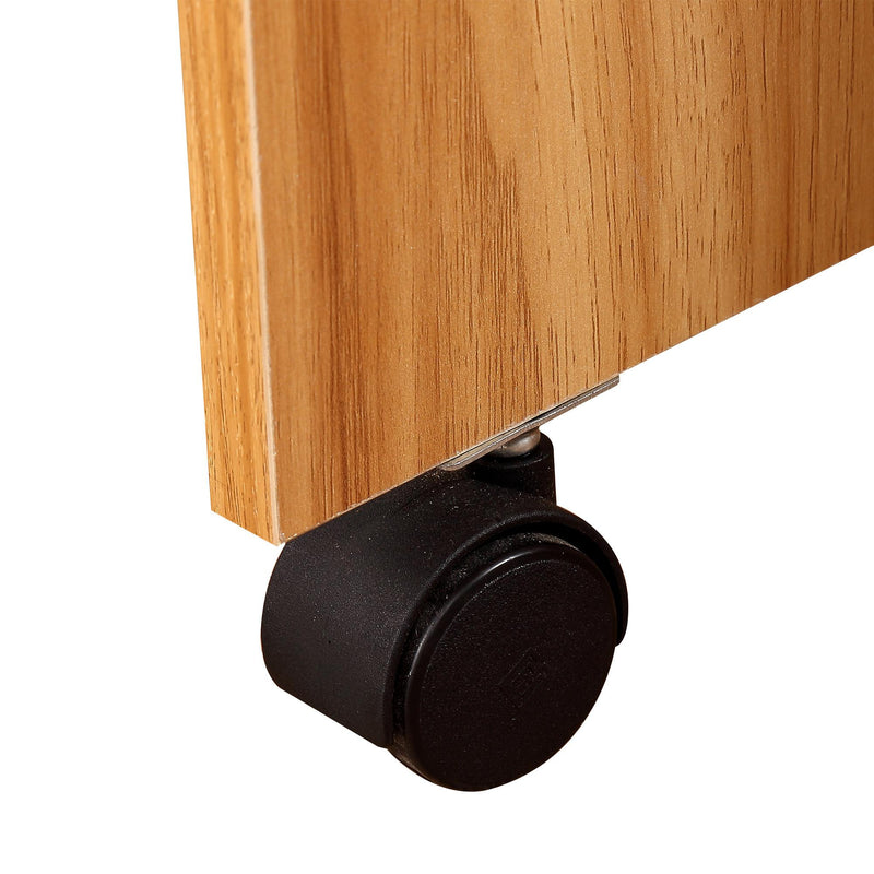 Tavolo Pieghevole Salvaspazio Legno Naturale 140x80x74 cm 