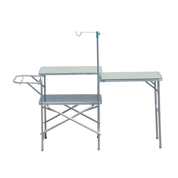 acquista Klappbarer Picknick-Campingtisch aus Aluminium 154,5 x 40,5 x 82 cm