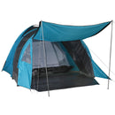 Tenda Igloo da Campeggio 6 Persone 500x300x200 cm Blu e Grigio 
