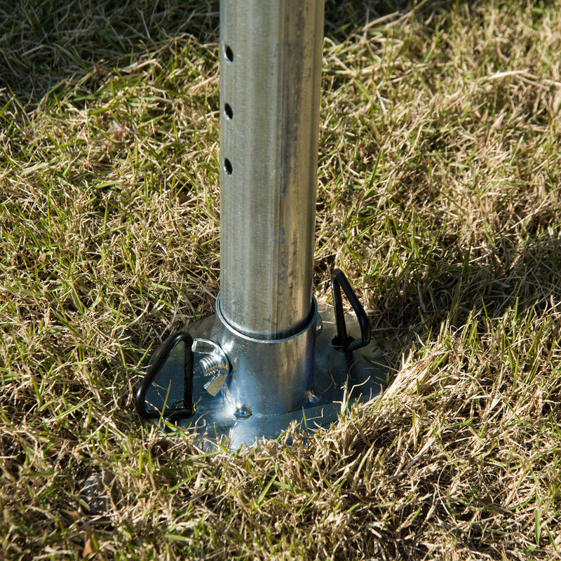 Tendostruttura 8x4x2.8m in acciaio 8 Finestre Bianco 