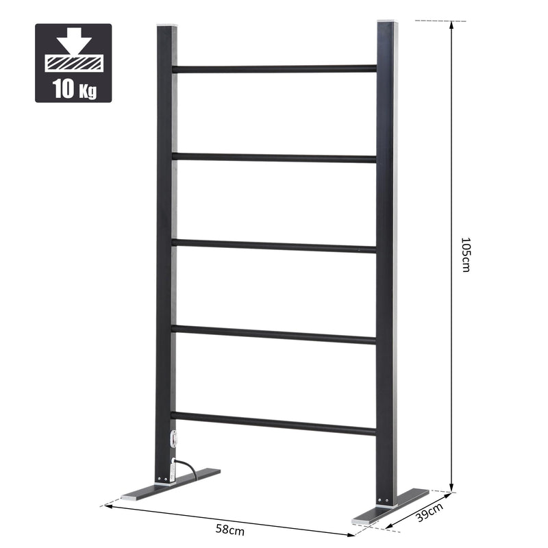 Scaldasalviette Stendibiancheria Elettrico 100W Verticale 58x39x105 cm 