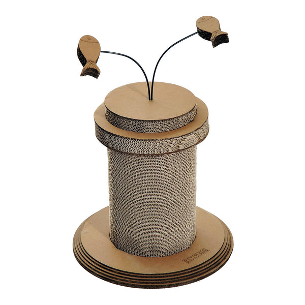 Kratzbaum Struktur aus Wellpappe Catnip Ø39x38,5 cm acquista