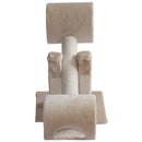 Struttura Gioco per Gatti Tiragraffi Beige 67x30x26 cm 