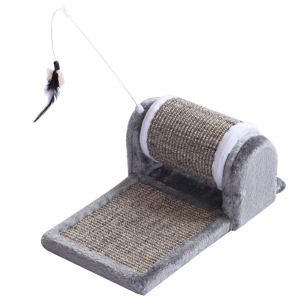 Katzenkratzbaum aus grauem Sisal 45x25x16 cm prezzo