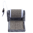 Tiragraffi per Gatto in Sisal Grigio 45x25x16 cm 