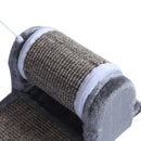 Tiragraffi per Gatto in Sisal Grigio 45x25x16 cm 